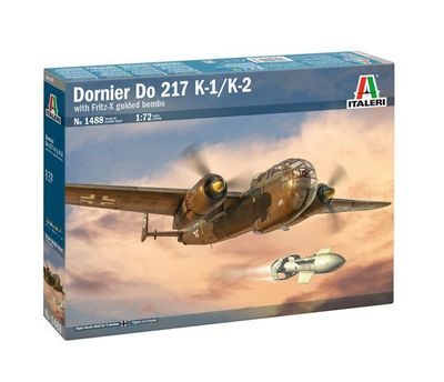 Italeri 1/72 Do 217 K-1/K-2 with Fritz-X guided bombs