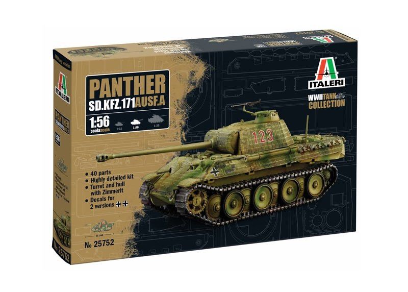 Italeri 1/56 Sd. Kfz. 171 Panther Ausf. A