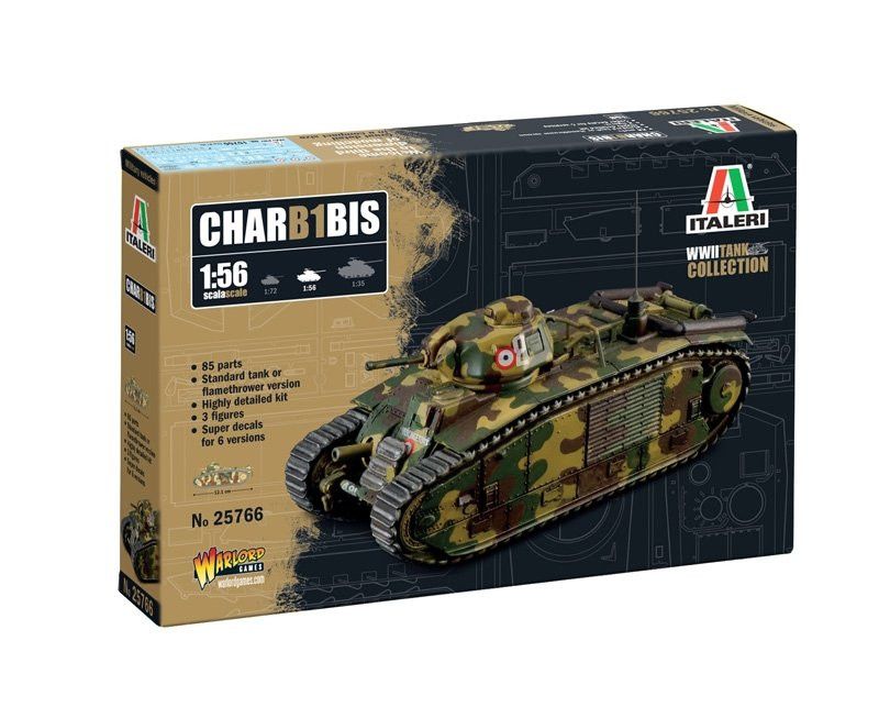 Italeri 1/56 Char B1 BIS
