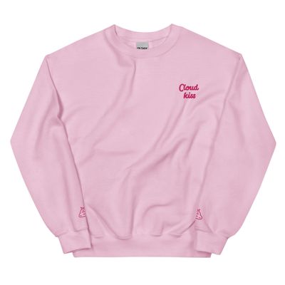 Pink moon cloud sweatshirt 