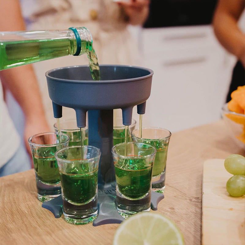 6-fach Shot-Dispenser – Halter für Schnapsgläser & Getränke