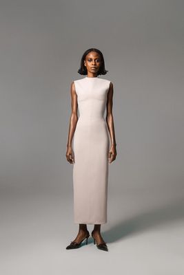 THE BODY-FORM CREPE DRESS