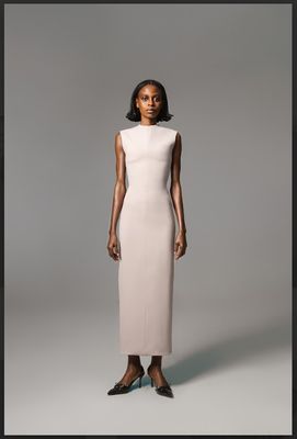 THE BODY FORM INSPIRED CREPE DRESS