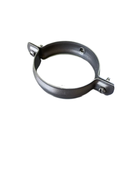 Collier de fixation descente ronde Acier galva brut 8/10ème
