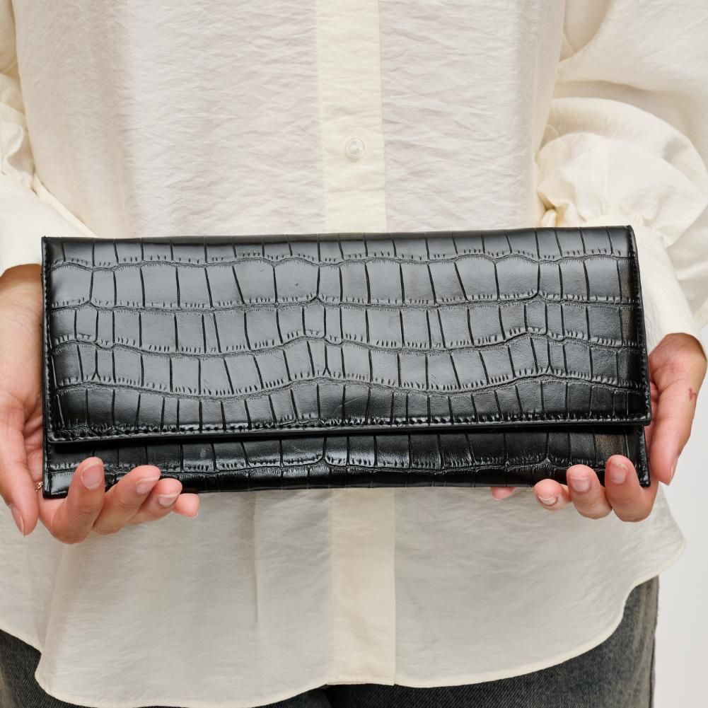 Adelle, Color: black, Size: clutch
