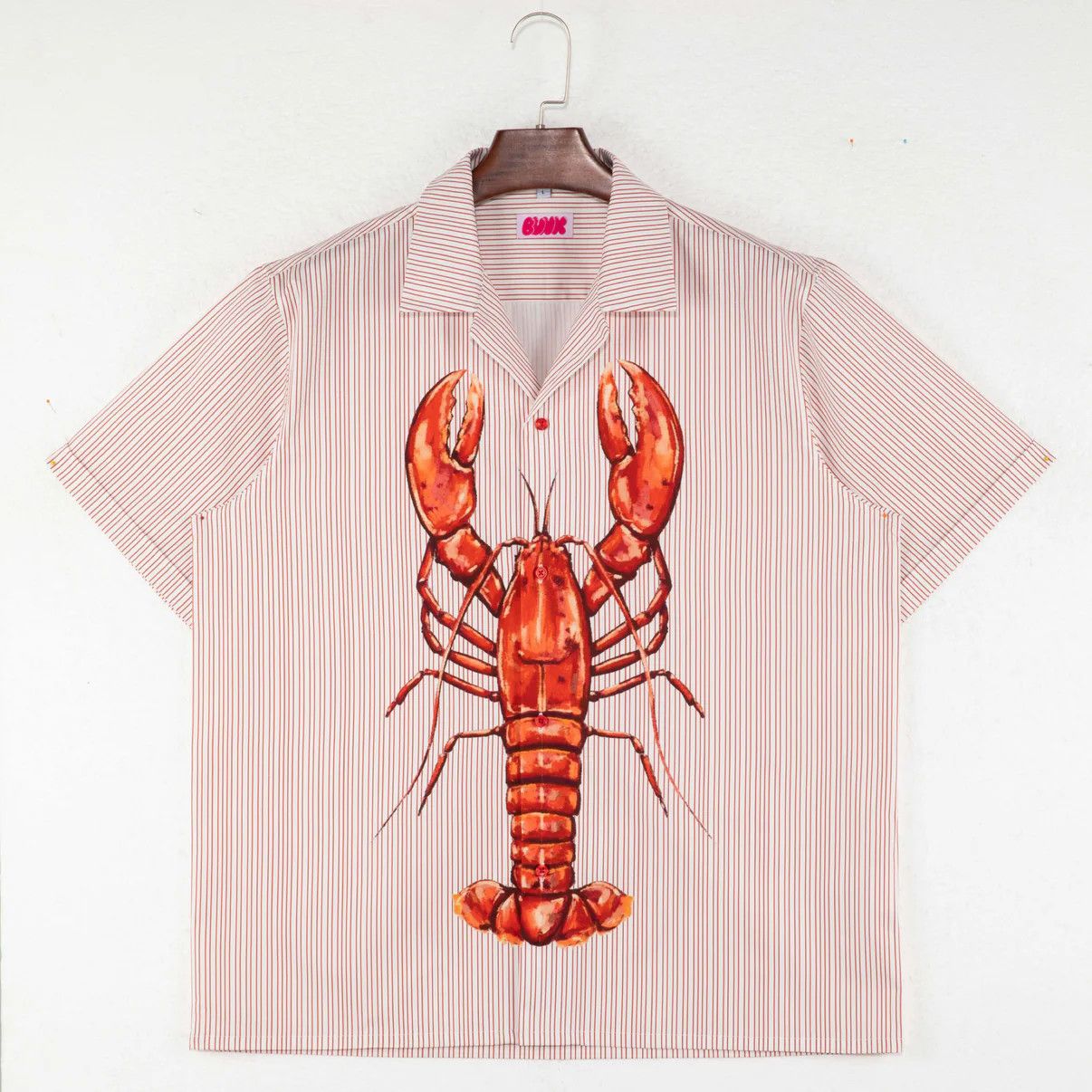 Big Lobster Shirt, Color: red, Size: sm