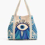 Wanderlust Evil Eye Tote