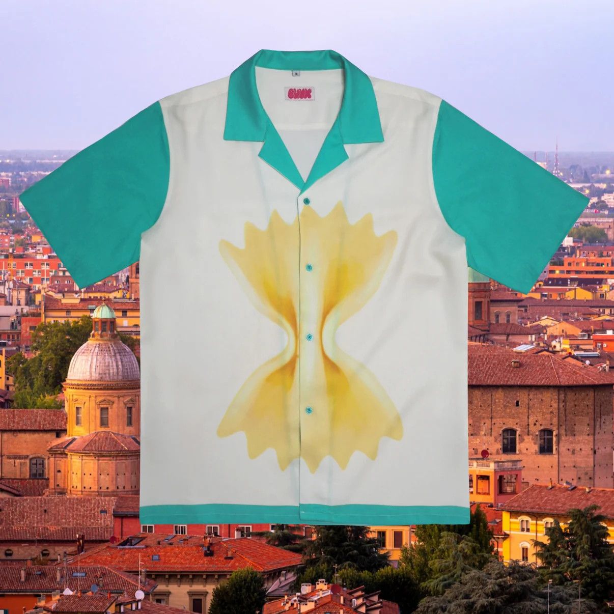 Big Farfalle Shirt, Color: blue, Size: sm