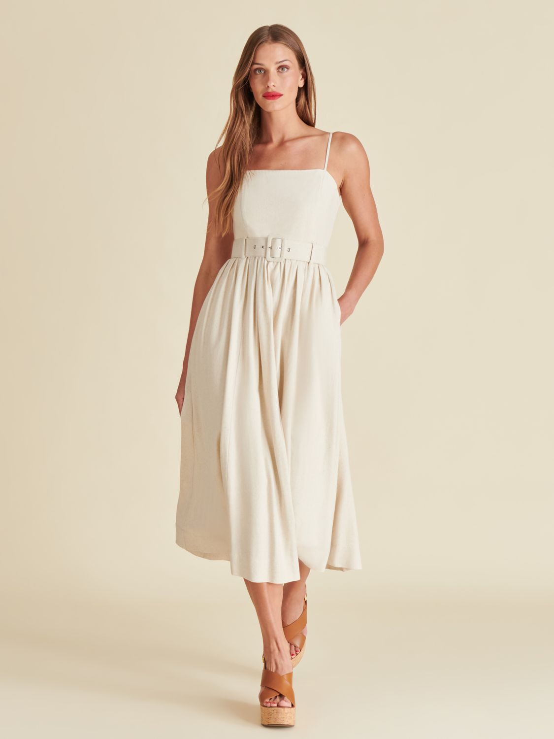 Naploi Dress, Color: natural, Size: xs
