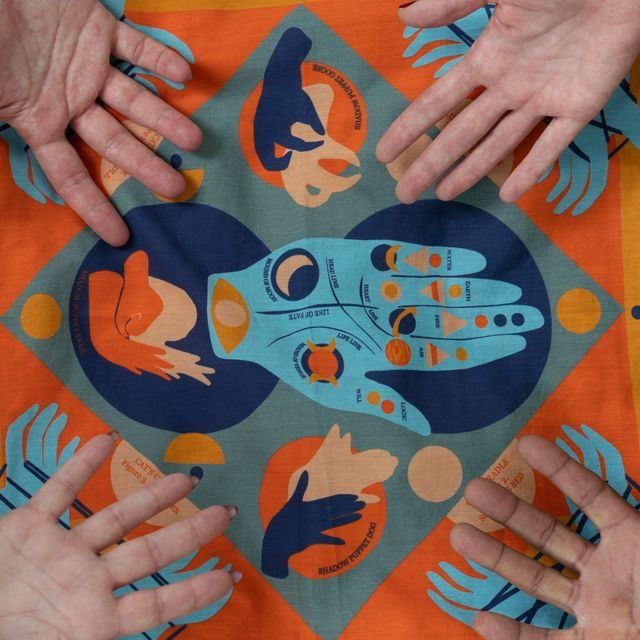 Four Rabbit Hanna Danna Scarf Set, Color: oranges