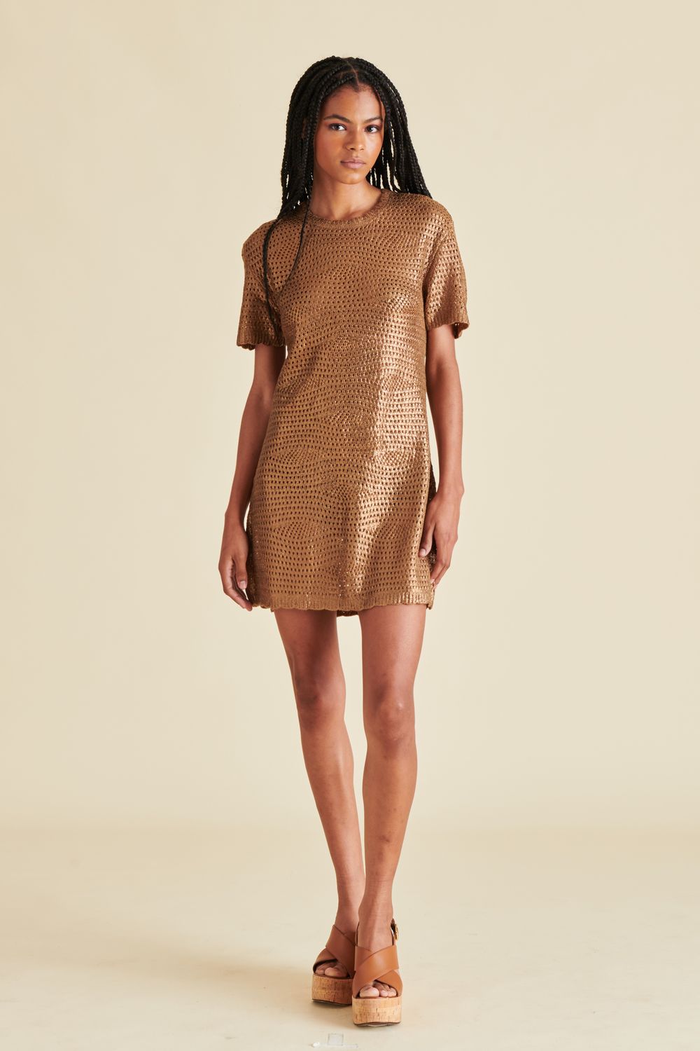 Santana Dress, Color: carmel cafe, Size: xs