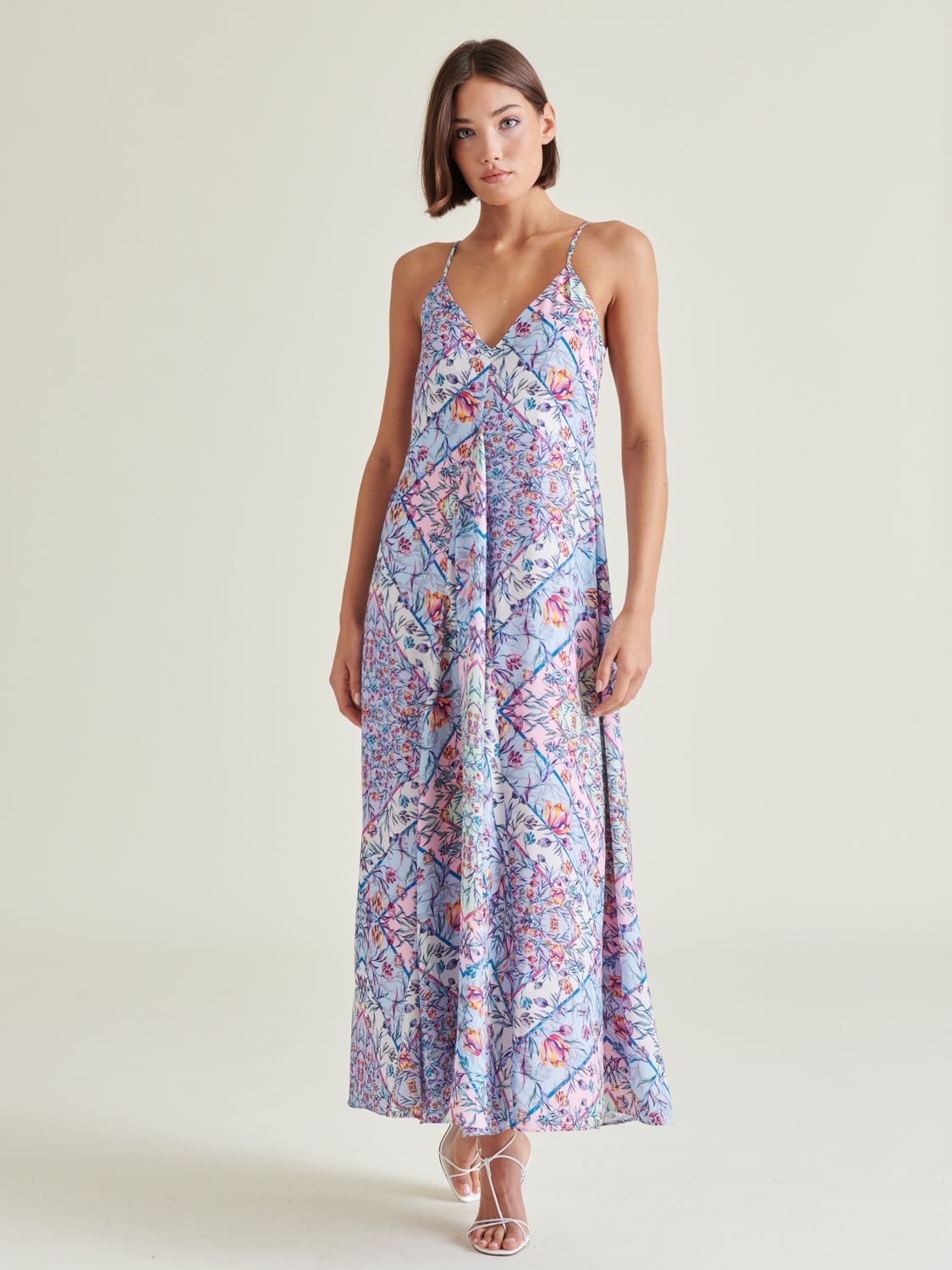 Chase Dress, Color: petal paisley, Size: xs