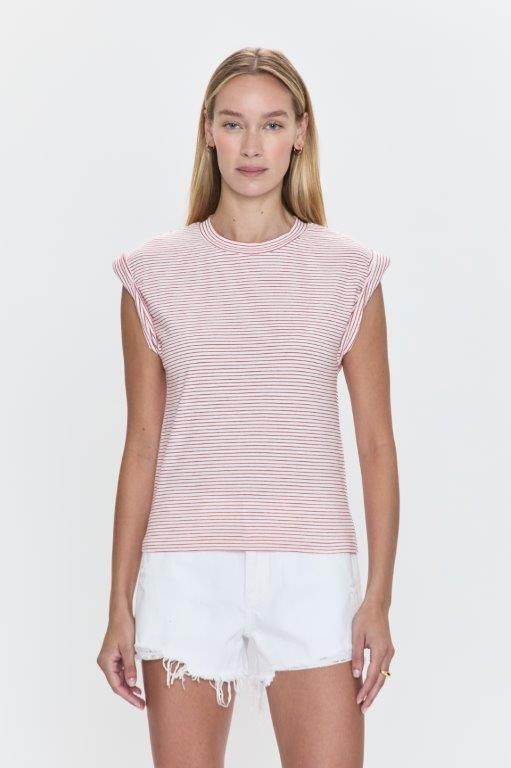 Olivia, Color: ruby stripe, Size: xs