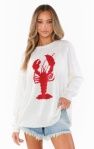 woodsy sweater, Color: lobster knit, Size: xs