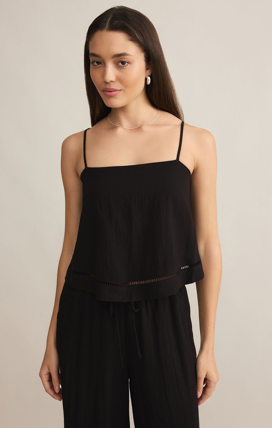 La Luz Tank, Color: black, Size: xs