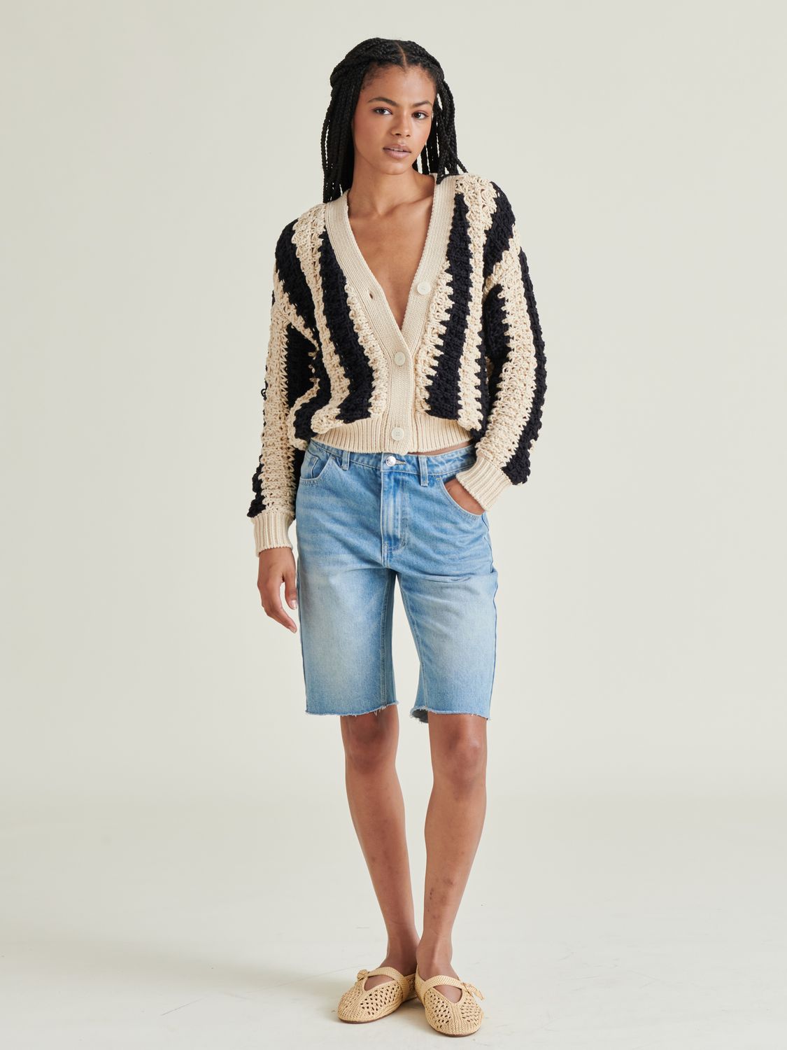 Lucas Cardigan, Color: black multi, Size: xs