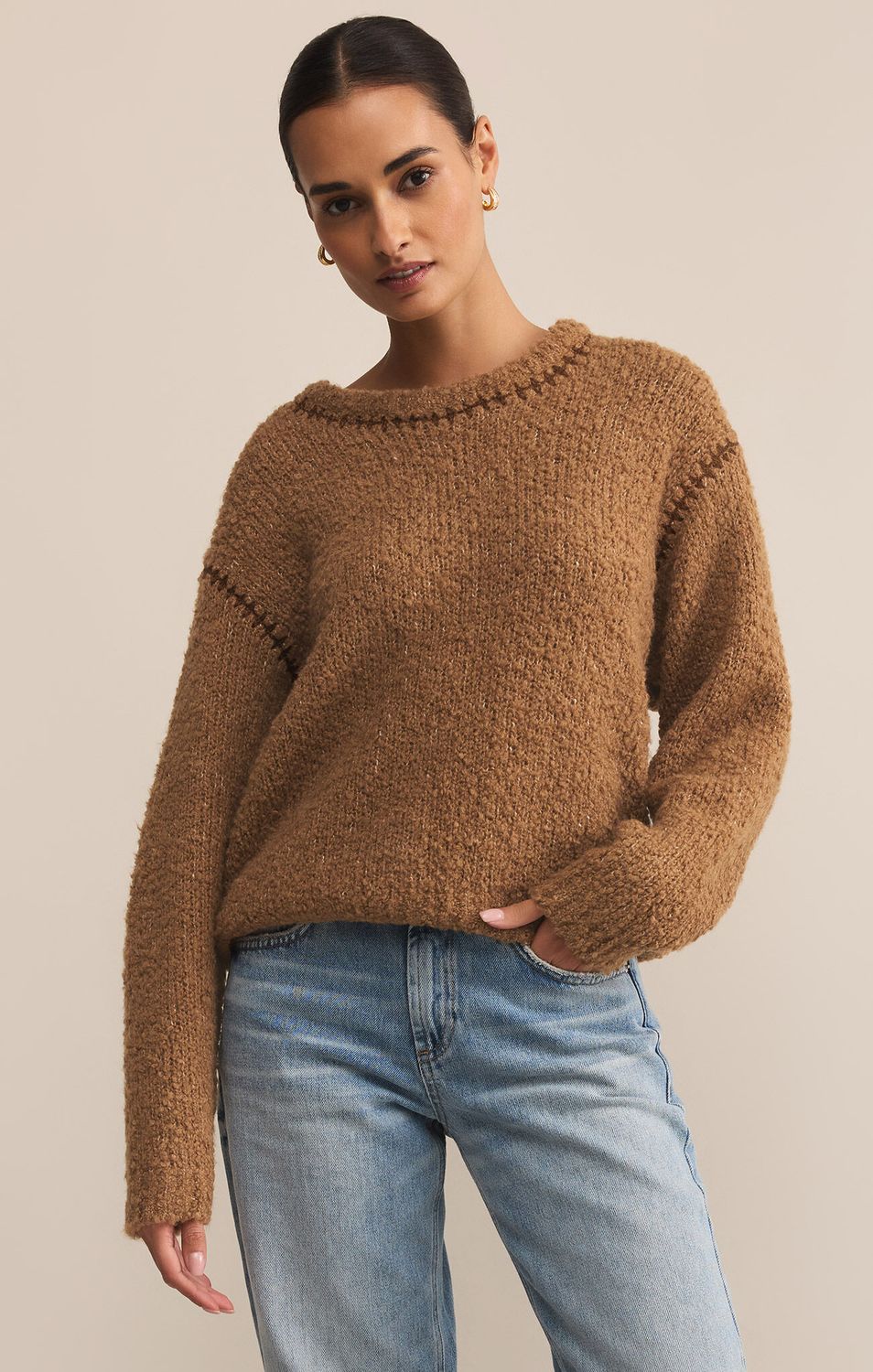 Romnie Sweater coconut &amp; crystal, Color: coconut, Size: xs