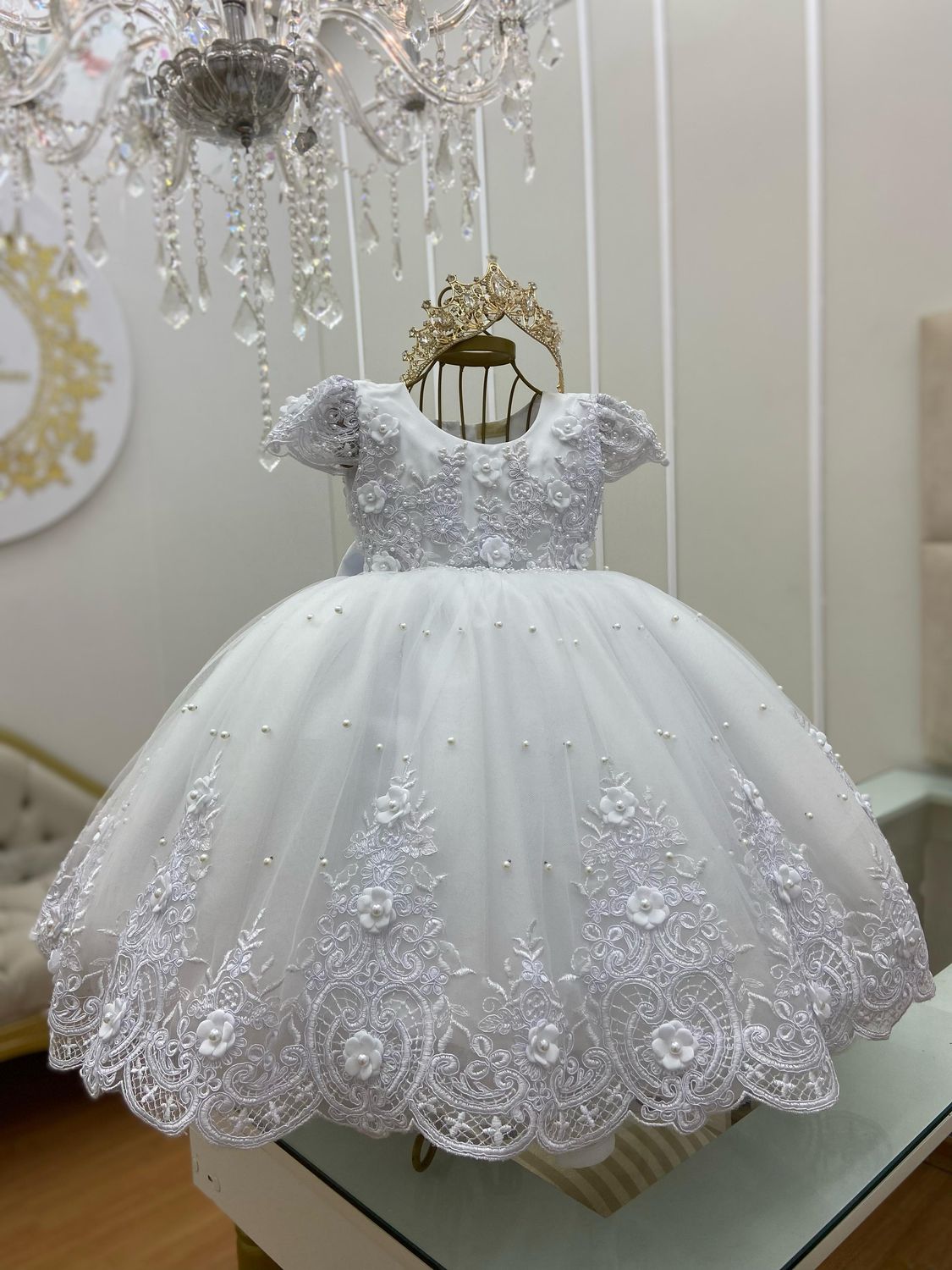 Vestido Daminha Liz.