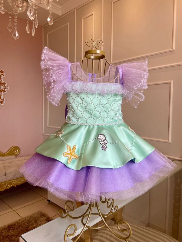 Vestido Fundo do Mar