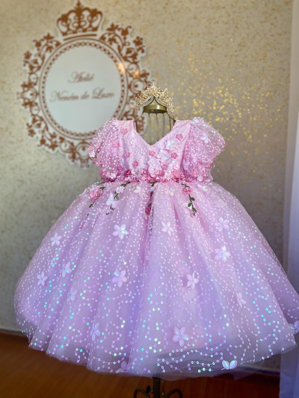 Vestido Jardim Encantado com Asa