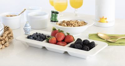Garnish Dish Stripes