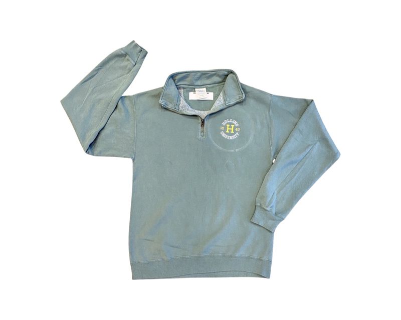 1/4 Zip Cypress Green Sweatshirt