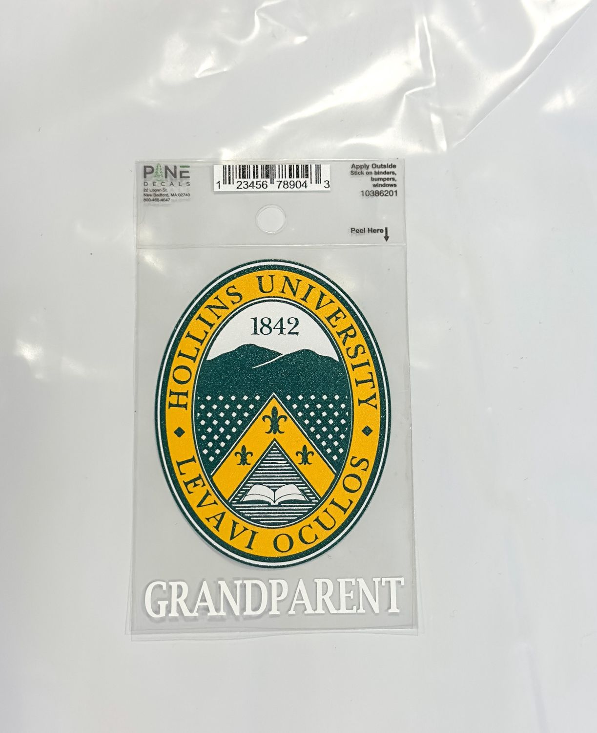 Grandparent Rectangle Seal Decal
