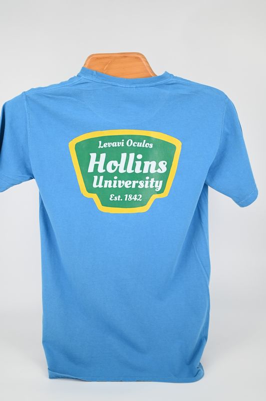 Hollins Script S/S Tshirt Blue Sky