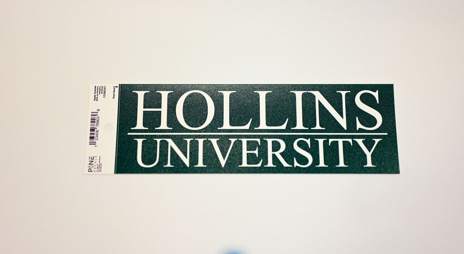 Hollins Univ Decal w/ white line wordmark