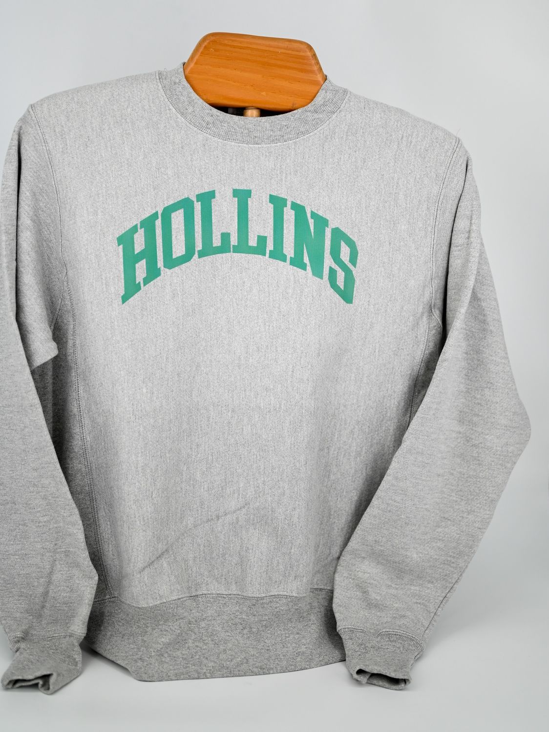 Grey Reverse Weave Sweatshirt