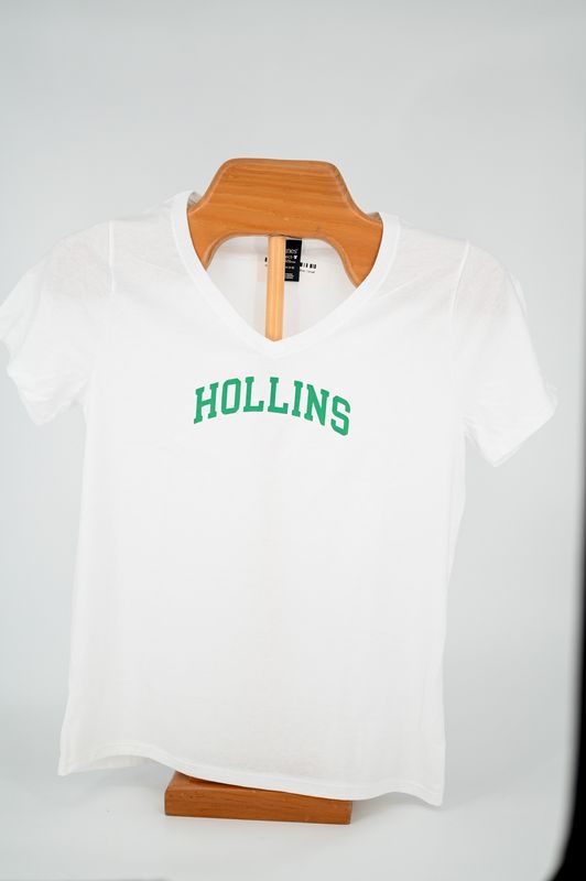 Ladies Vneck White