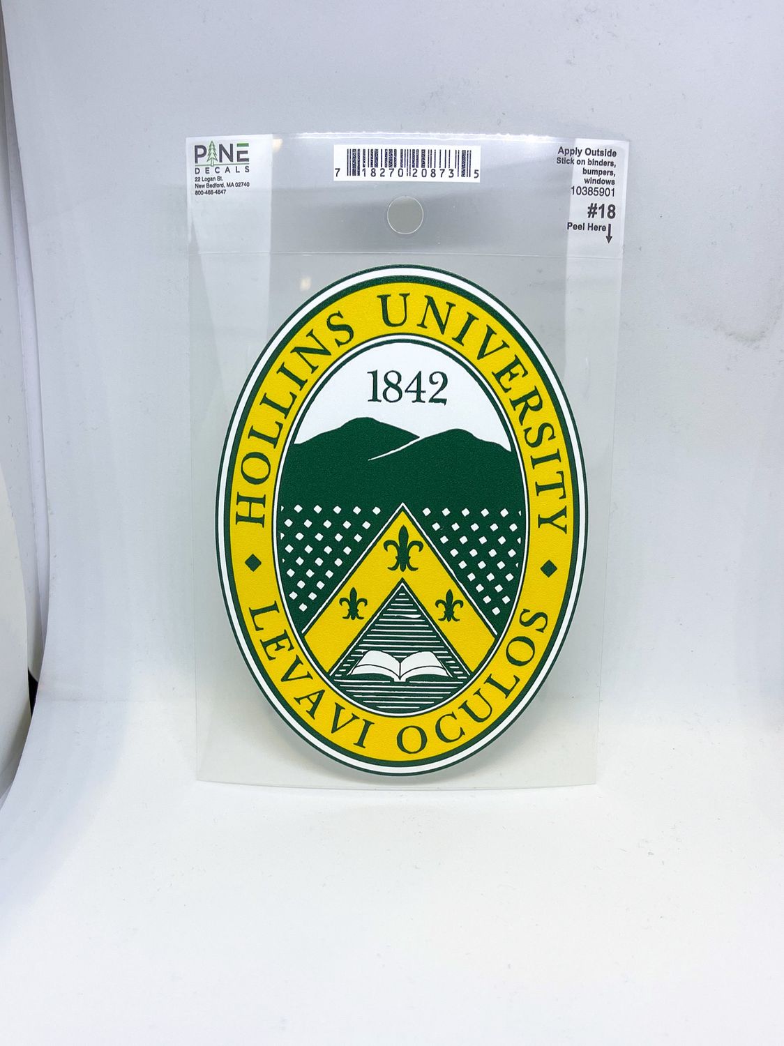 Oval Hollins Seal Decal #18