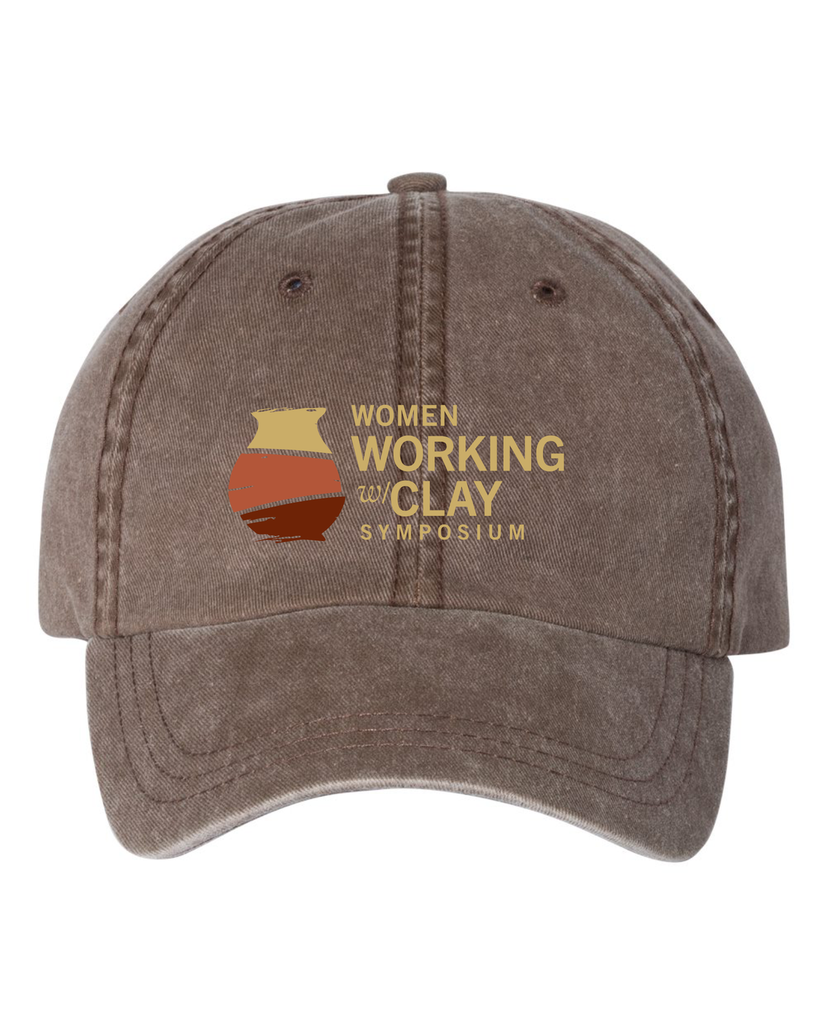 WWWC Hats, Color: Brown, Logo: Gold/Clay/Burg