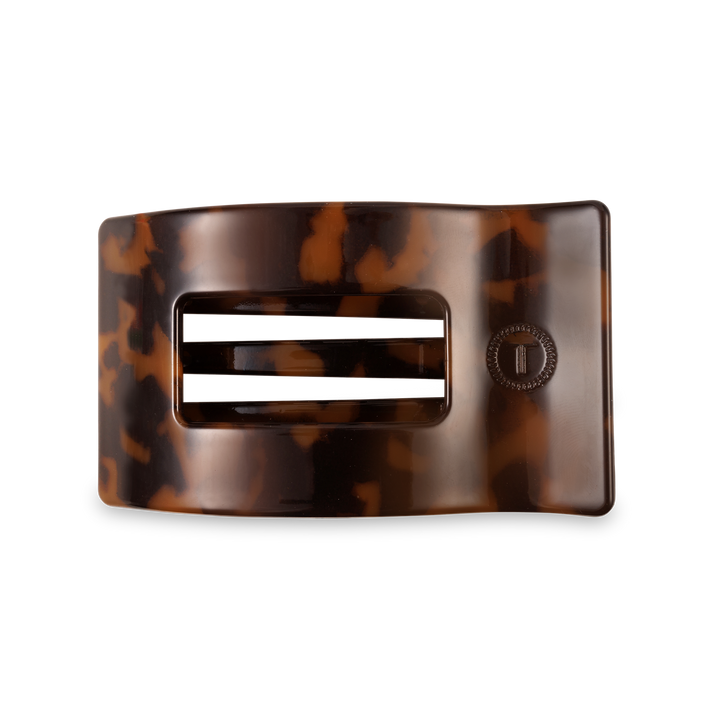 Flat Rectangle Clip Medium Tortoise