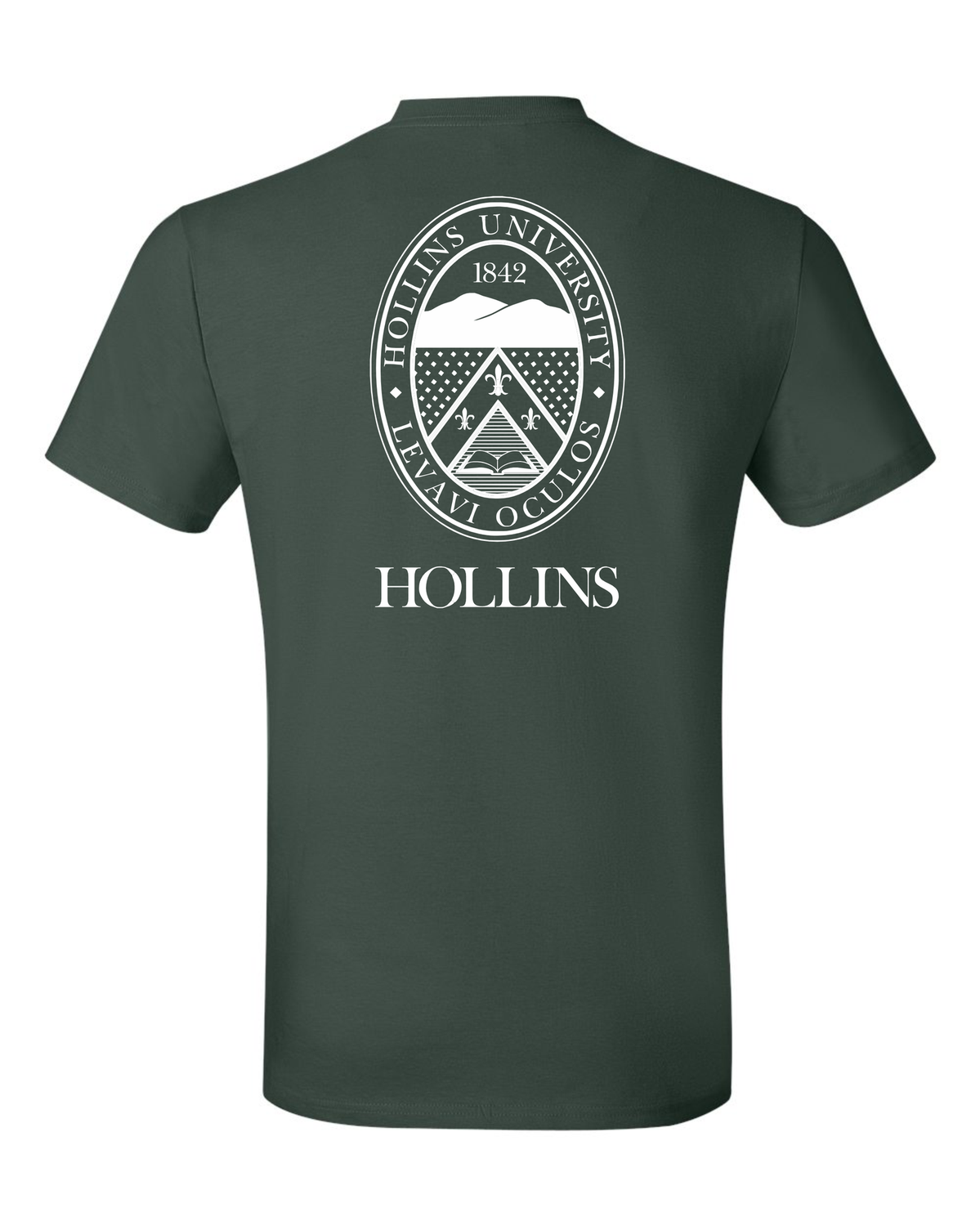 Hollins Seal Shirt, Color: Green, Size: Large