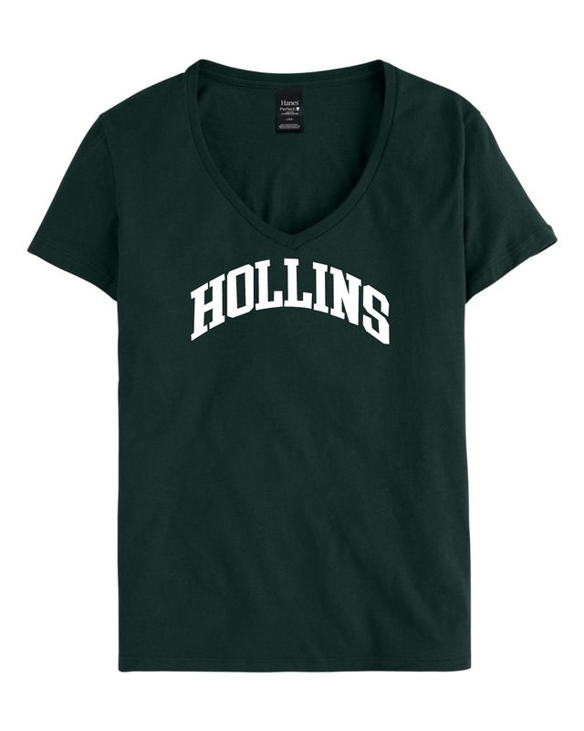 Ladies Vneck Green