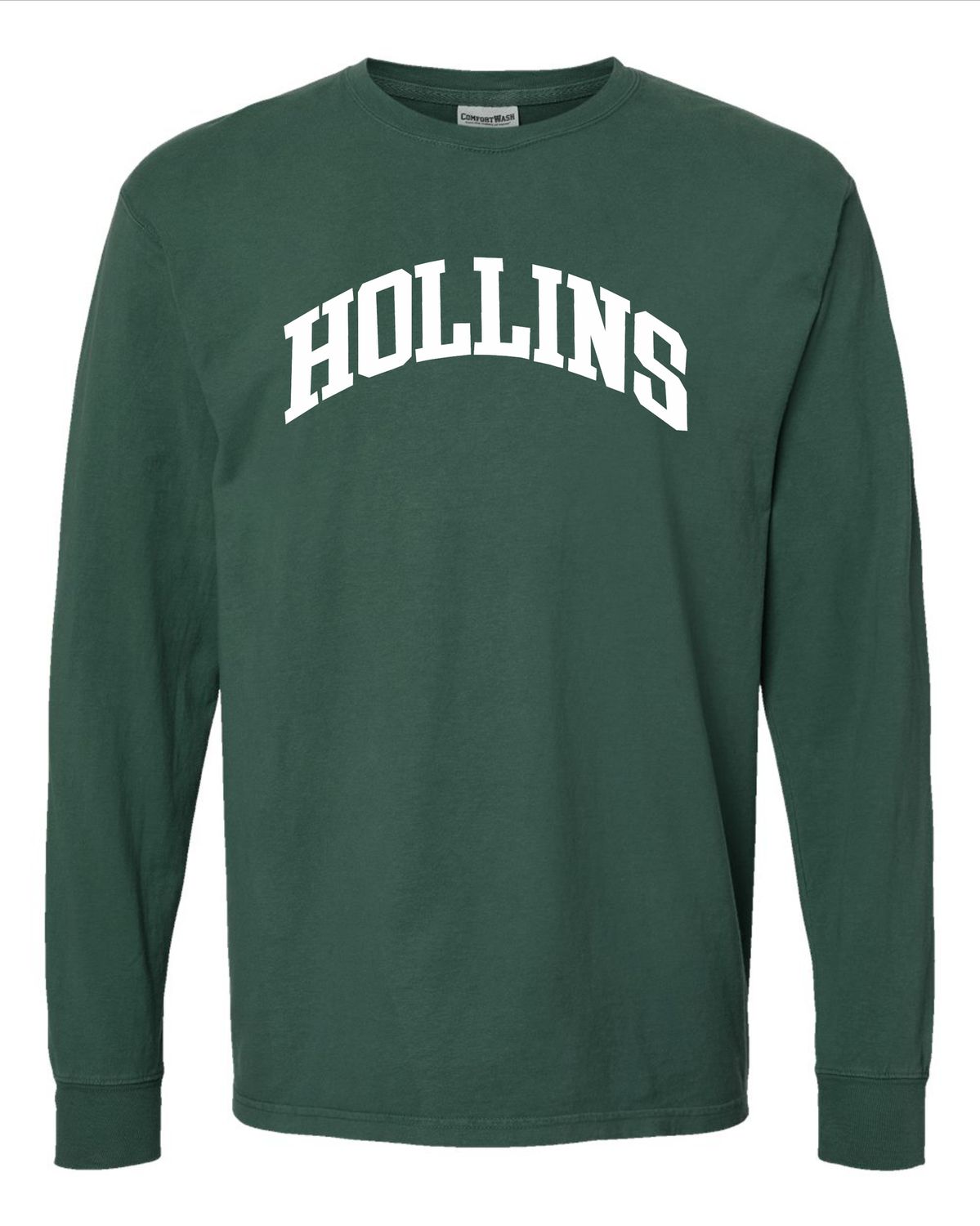 L/S Garment Dyed Field Green Hollins