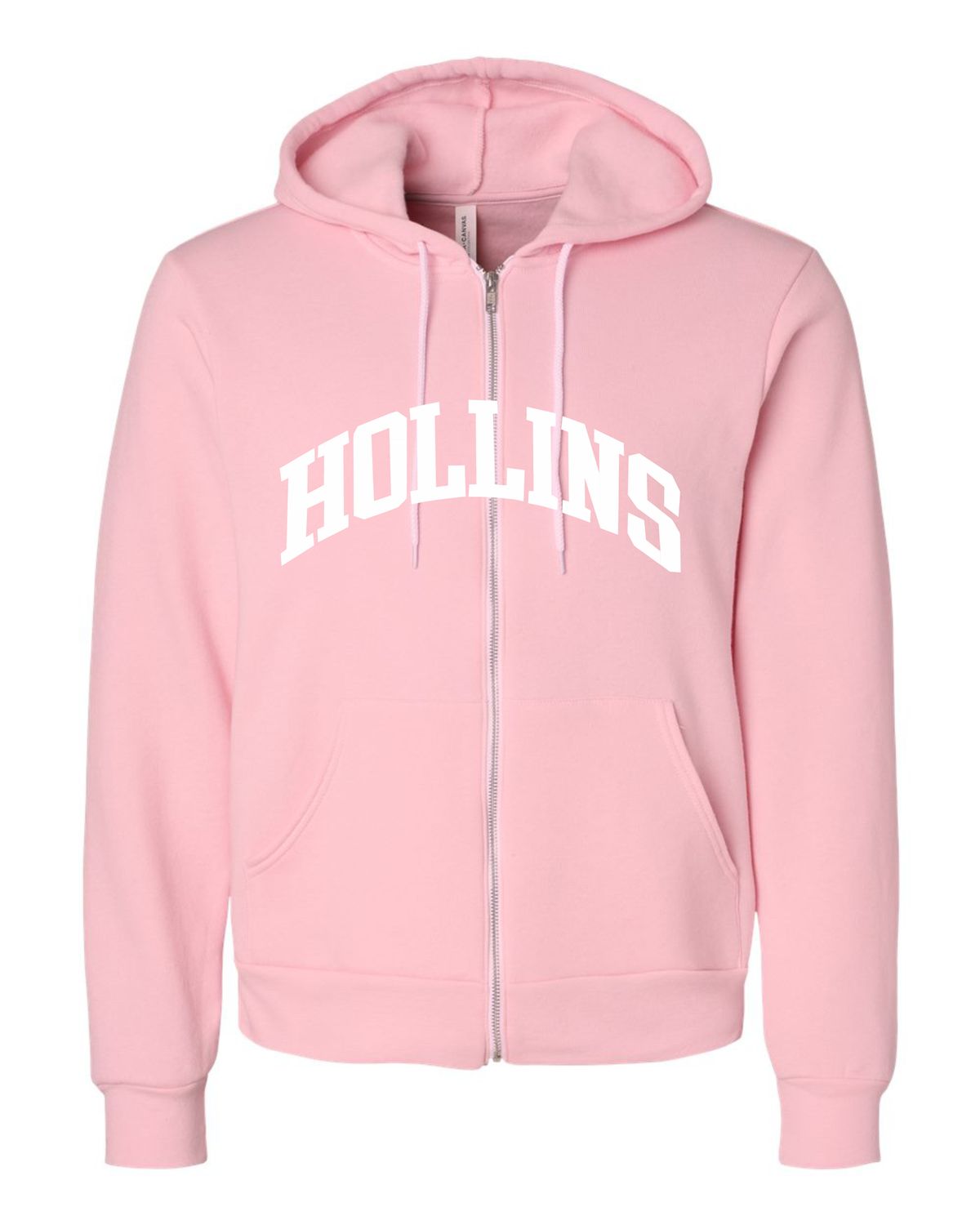 Hollins Arch Zip Hoodie Pink