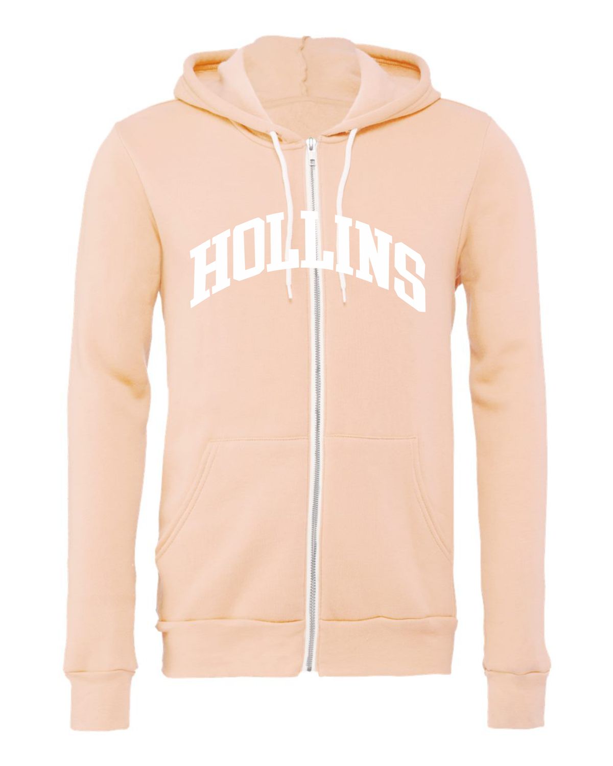 Hollins Arch Zip Hoodie Peach