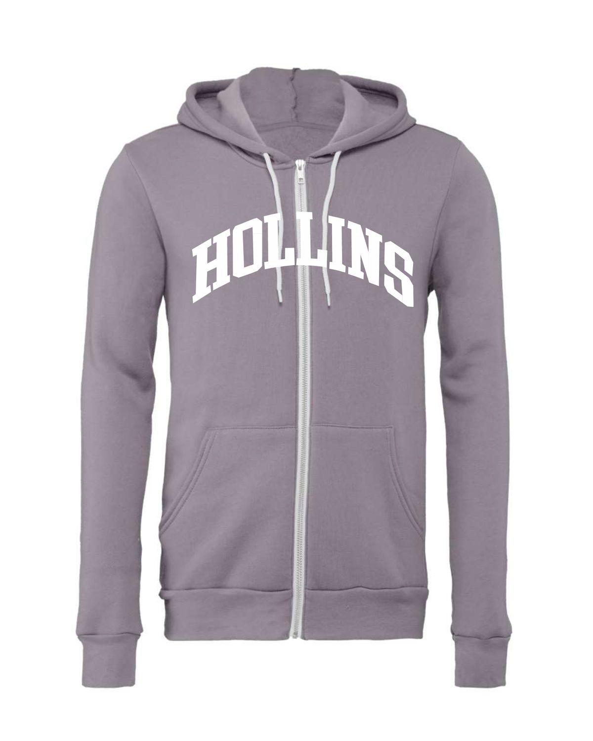 Hollins Arch Zip Hoodie Storm Purple