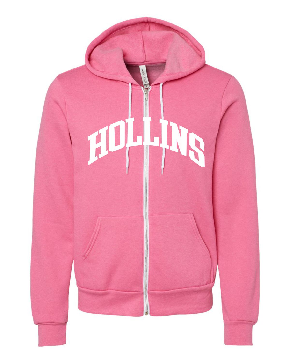 Hollins Arch Zip Hoodie Hot Pink