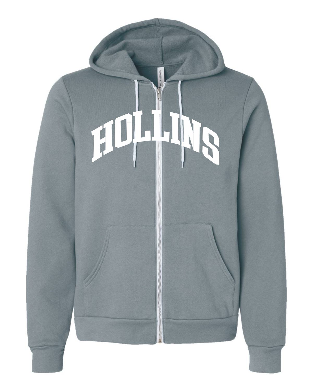 Hollins Arch Zip Hoodie Concrete/Blue Storm