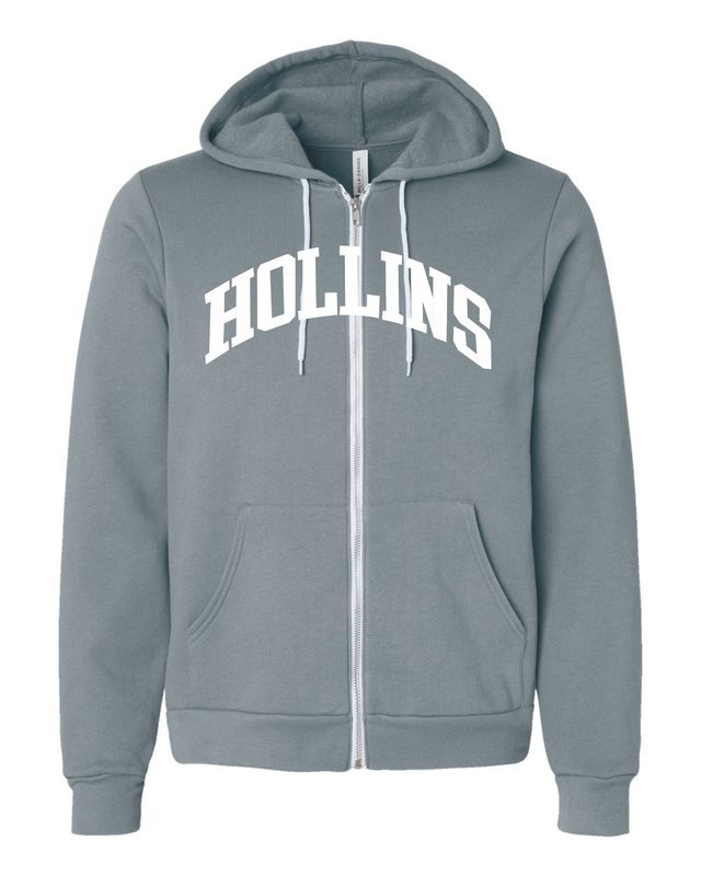 Hollins Arch Zip Hoodie Concrete/Blue Storm