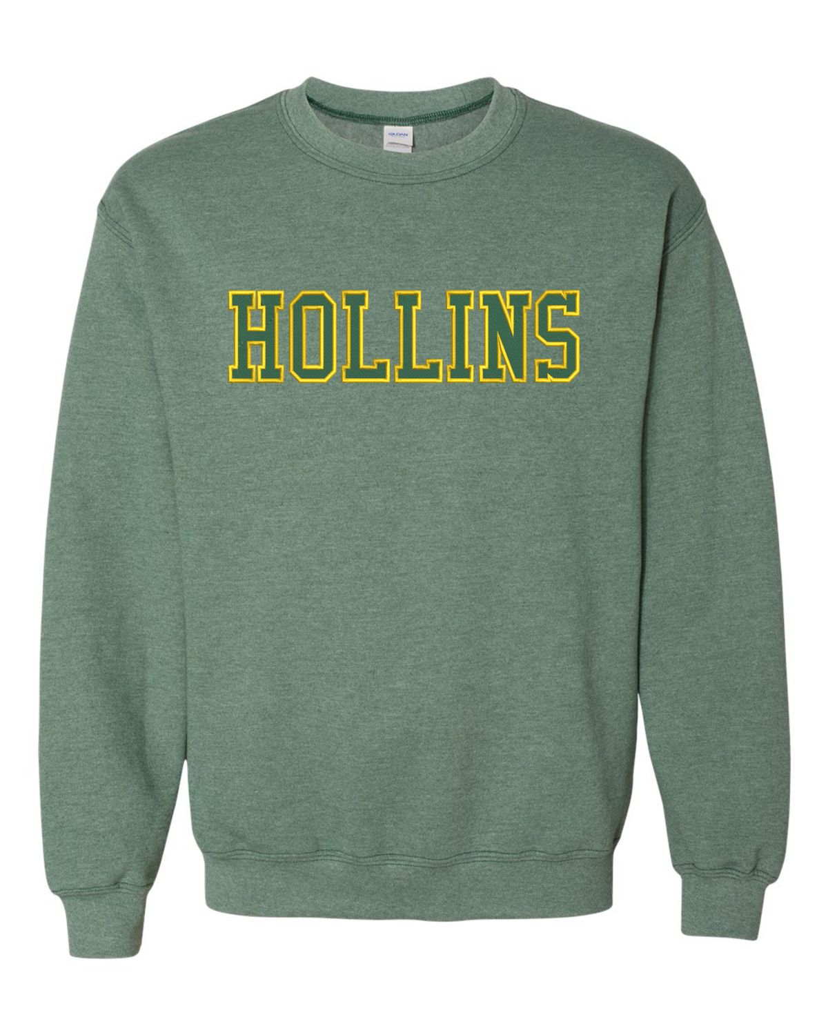 Heather Green Sweatshirt w/ 2 Color Hollins, Size: Small