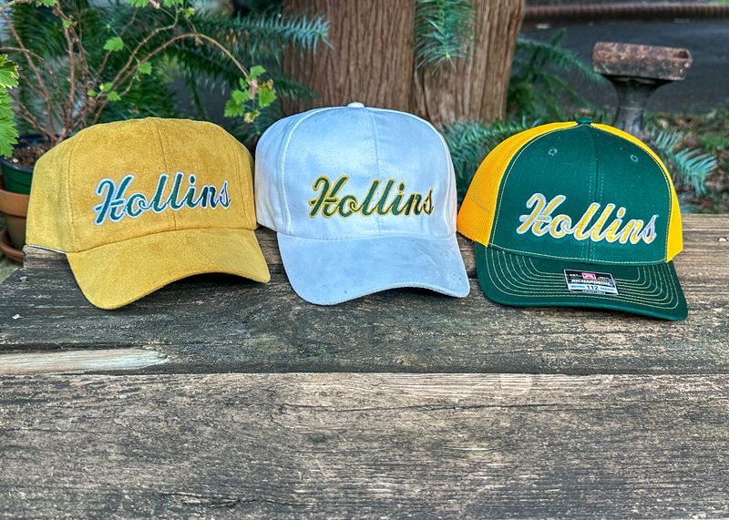 Hollins 2 color script hat