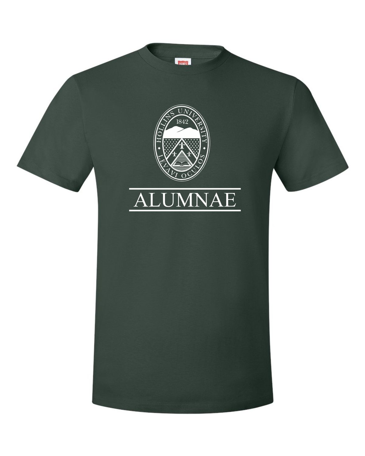 Alumnae Seal Short Sleeve, Color: Forest Green, Size: Small
