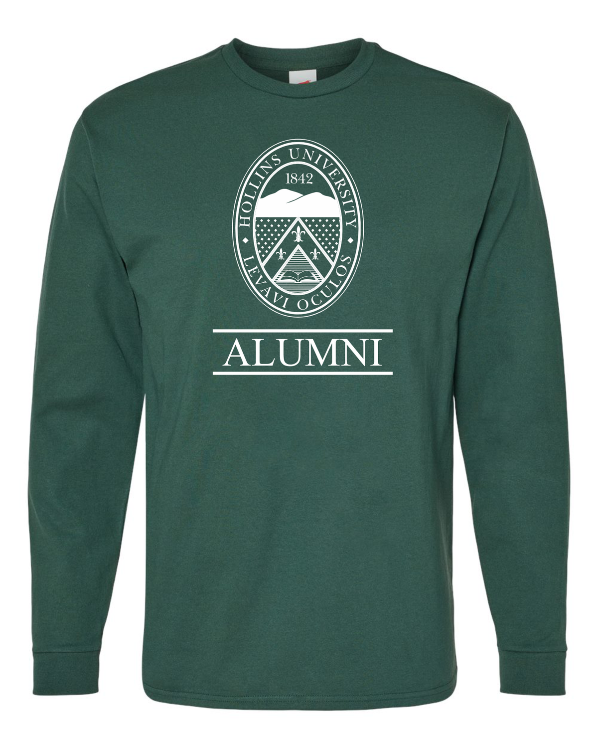 Alumni Seal Long Sleeve, Color: Forest Green, Size: Small