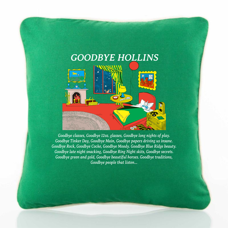 Goodbye Hollins Pillow
