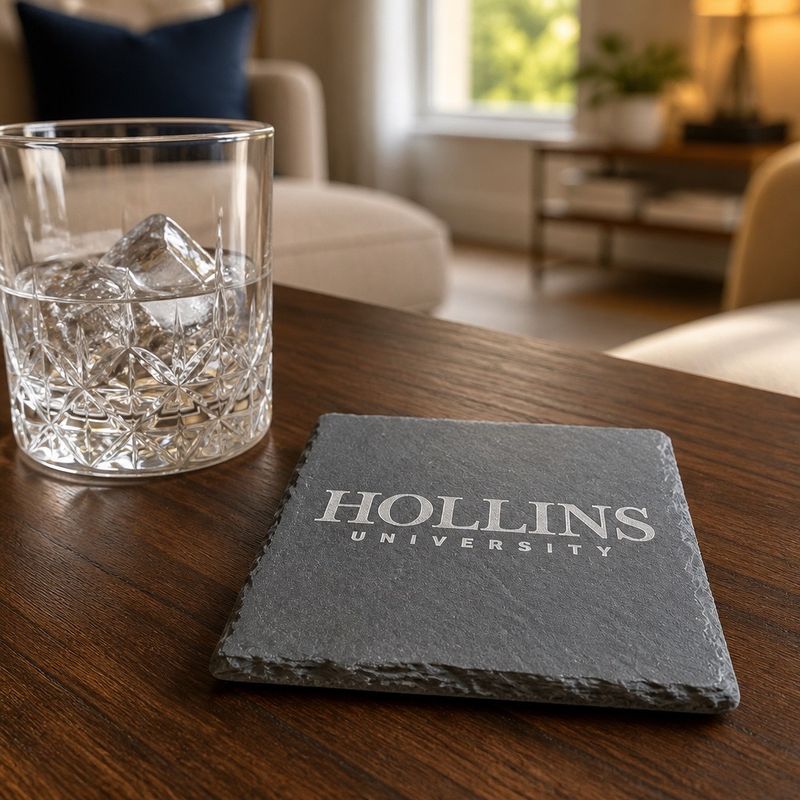 Square Coaster Slate Hollins University