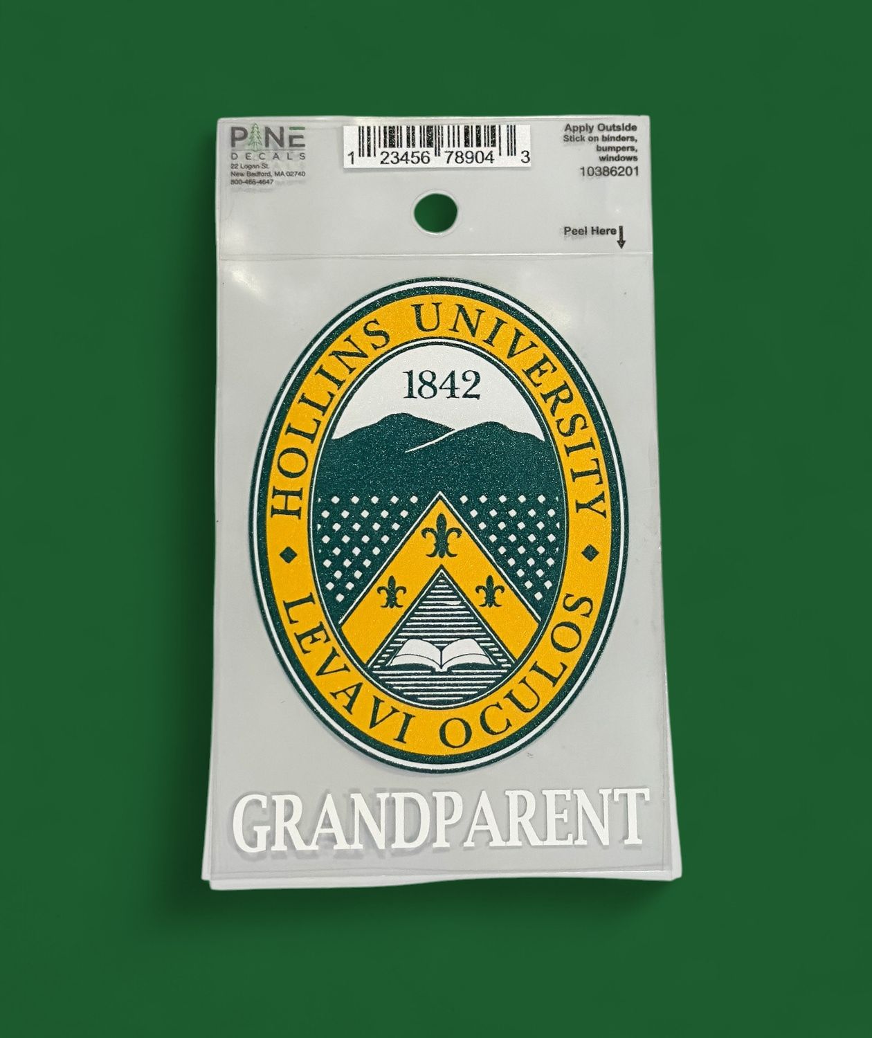 Grandparent Rectangle Seal Decal